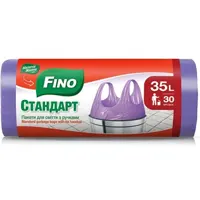 Garbage bags 35 l. with tie handles, 30 pieces per pack