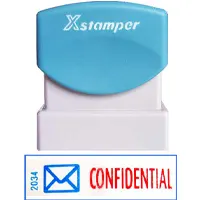 Штамп размер печати 45 мм, "CONFIDENTIAL" (Конфиденциально)