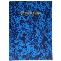 Книга канцелярская, формат А4, твердный переплет, 96 листов (2QR), в линию