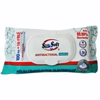 Влажные салфетки антибактериальные, 110 шт