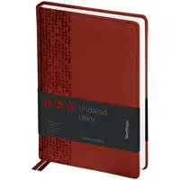 Ежедневник недатированный, А5, 160л., кожзам, "Vivella Prestige", серый, бордовый.
