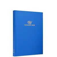 Книга канцелярская, Формат А6, твердный переплет, 96 листов (2QR), в линию