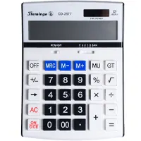 Калькулятор CD 2677, 12 цифр, большой размер (14см*19см)