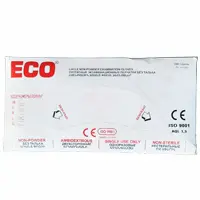 Սպիտակ տուփում ECO լատեքսային, առանց փոշու, միանգամյա ձեռնոցներ, L չափ, 100 հատ, հարմար գրասենյակային օգտագործման համար