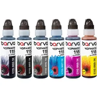 Թանաք BARVA EPSON L8160 / L8180 (E115-1K-MP) OneKey6x100 մլ BK/PB/C/M/Y/GY(I-BARE-E-115-1K-MP ) հավաքածու