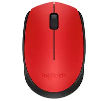 Մկնիկ անլար Logitech Mouse M170, միացումը USB, Red (L910-004648)