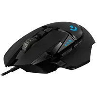Մկնիկ լարային, 25600 dip, Logitech G502 HERO Gaming, միացման տեսակը USB, սև (L910-005470)