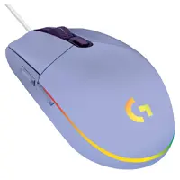 Մկնիկ լարային Logitech G203 LIGHTSYNC Gaming LILAC, միացումը USB (L910-005853)