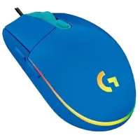 Проводная мышь Logitech G102, 8000 dpi, соединение USB, синяя (L910-005801)