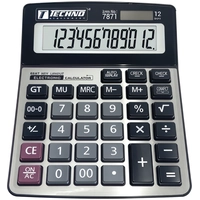 Desktop calculator Techno 7871-12, middle size, 12 digits, dual power (16 cm*21 cm)