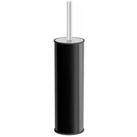 Toilet cleaning set,  metalic., black.