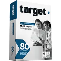 Թուղթ A4,Target Professional, 80գր, տպիչների համար, 500 էջ, A դասի, սպիտակ