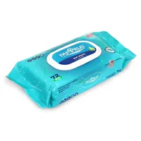 Wet tissues, antibacterial, 72 pcs