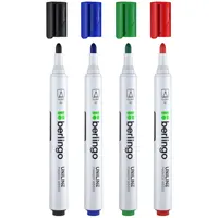 Marker for magnetic boards, 4 colors (black, blue, red, green)