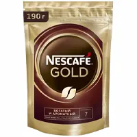 Кофе растворимый Nescafe Gold 190г
