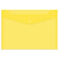 Button-type file, A4, transparent, yellow
