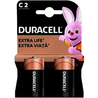 Батарейки Alkaline batteries длительного пользования, С, 1.5 В., R14,  в упаковке 2 шт