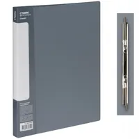 Folder with spring binder A4, 700 microns, grey