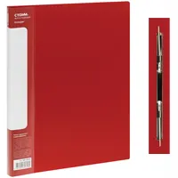 Folder with spring binder A4, 700 microns, red