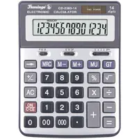 Калькулятор настольный CD 2383-14, 14 разрядный, большой, 2 источника питания (14,5см*19см)