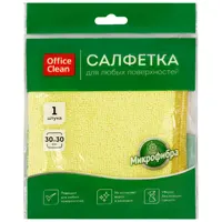 Тряпочка из микрофибры, размер 30 * 30 см, желтая