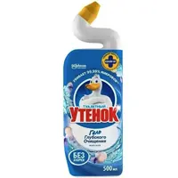 Чистящее средство для унитаза, бактерицидное, 900 мл, Гель глубокого очищения, морской.