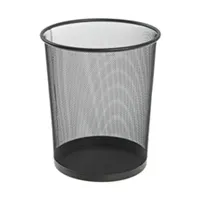 Урны на 8 л, металическая сетчатая, (↑24 см→23 см), черного цвета