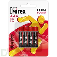 Батарейки AAA Alkaline, 1.5 В., R03 (тонкие пальчиковые),  в упаковке 4 шт