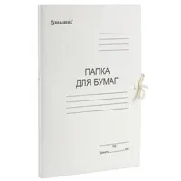 Папка для бумаг на ленточках, формат А4 380 гр/м2