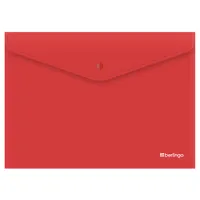 Button-type opaque file, A4, 180 micron, red