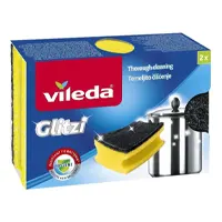 Губка Vileda, Glitzi Cristal, с чистящими кристаллами, 2 шт
