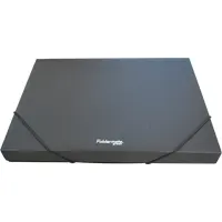 Action case with elastic bands, A4 format, thickness 3 cm for bigger capacity