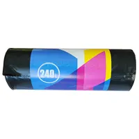 Пакеты мусорные прочные, на 240 л, в упаковке 10 шт